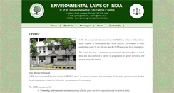 Desktop Screenshot of environmentallawsofindia.com