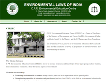 Tablet Screenshot of environmentallawsofindia.com